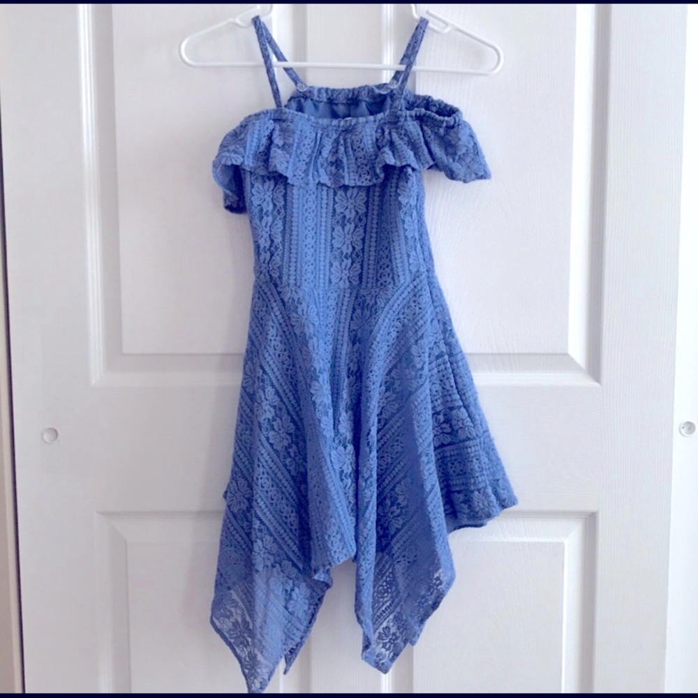 BCBGirls Ruffled Lace Dress